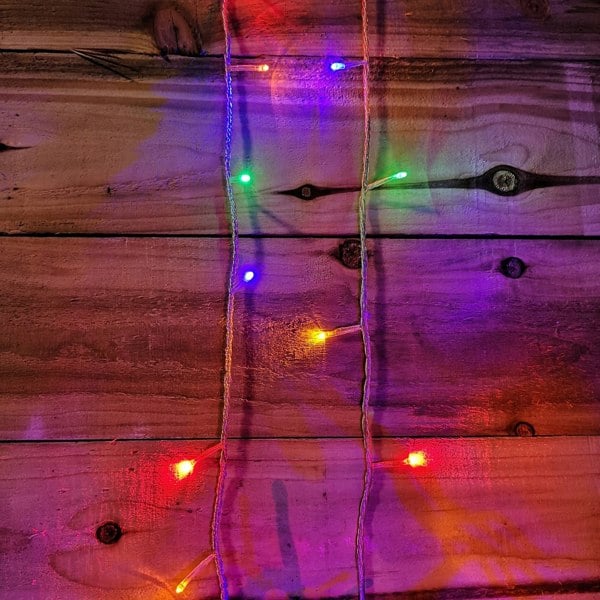 Samuel Alexander 8m Multi Coloured Connectable Christmas Outdoor String 80 LED Lights