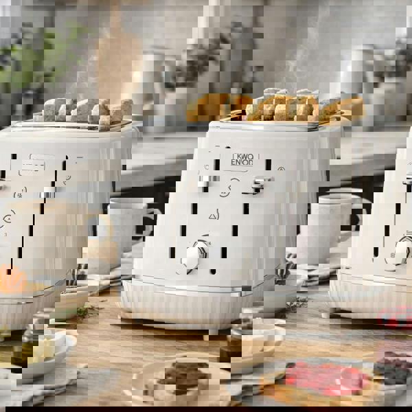 Kenwood Elegancy TFP10.A0CR 4 Slice Toaster 1800W Cream