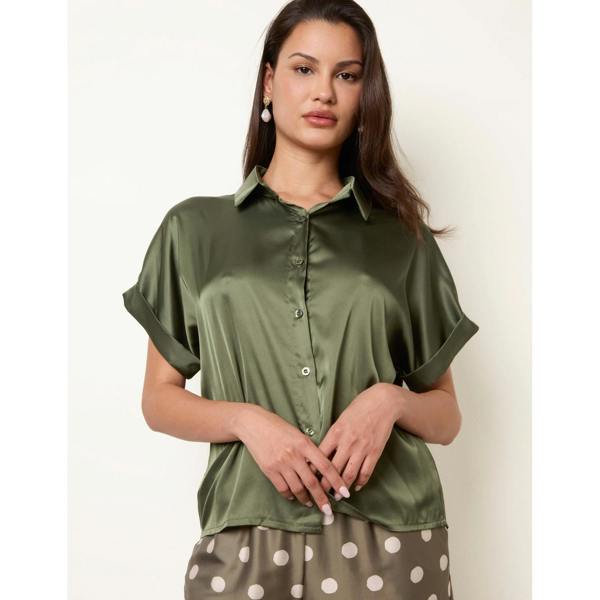 Blue Vanilla Tie Shirt Polka Dot Trouser Set