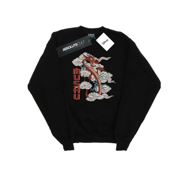 Disney Mens Mulan Mushu Dragon Sweatshirt - Black