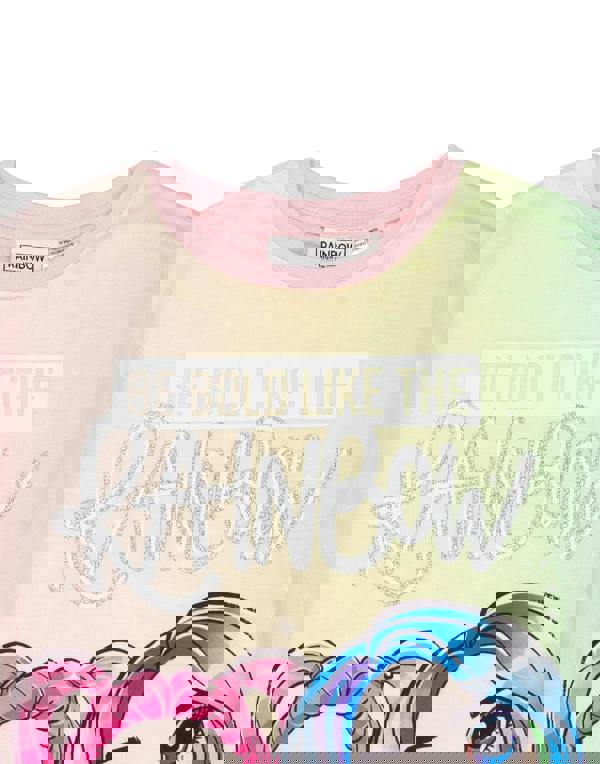 Rainbow High Girls Multicoloured Rose And Ice Short Sleeve Short Leg Pyjama Set