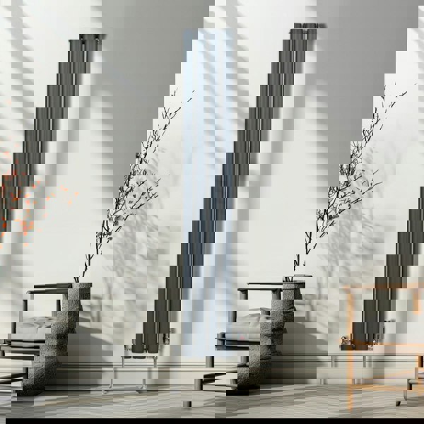 Monstershop Oval Column Radiator – 1600mm x 240mm – Anthracite Grey