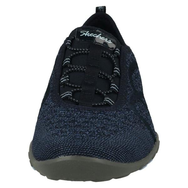 Skechers Ladies Relaxed Fit From Skechers Wide Fitting Trainers Fortuneknit 23028