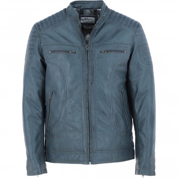 Ashwood Mens Leather Biker Jacket: G-6200