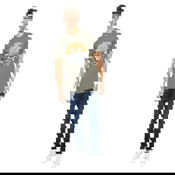 Crosshatch Mens Moules T-Shirt - Olive - 