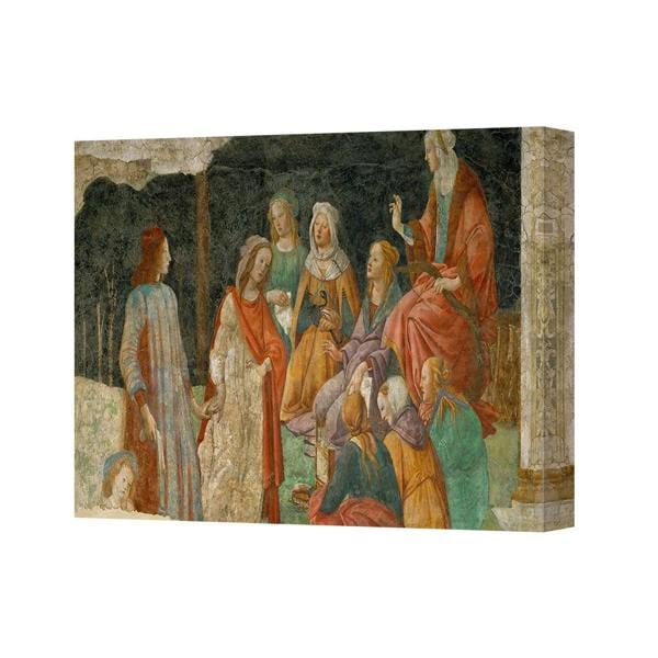 Benjamin Tate Design Biblical Scene Canvas Wall Art Print Historic Fresco Style Painting