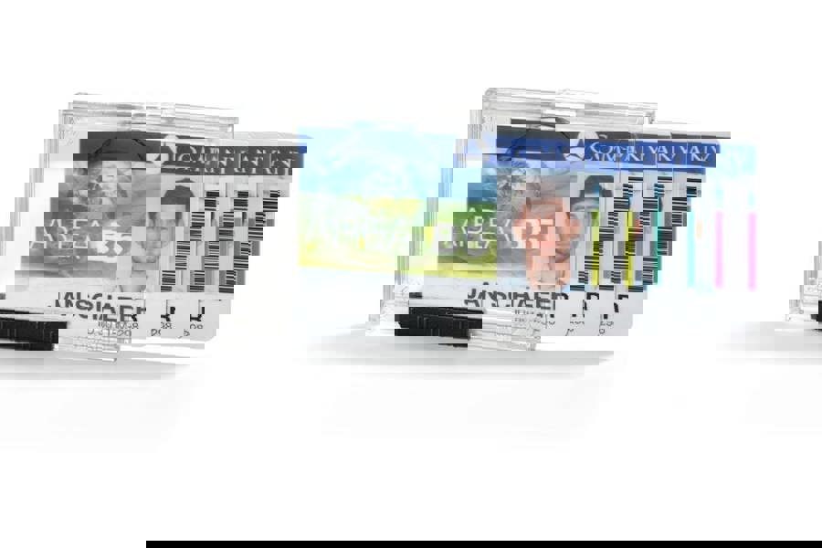 Durable PUSHBOX Trio 3 Card Security Pass ID Holder | 10 Pack | Clear