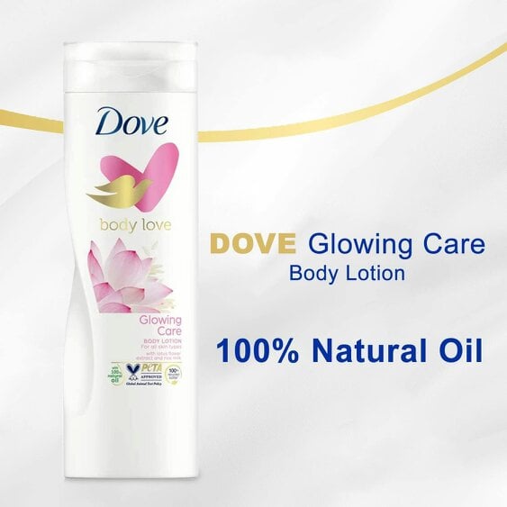 Dove Bath Bundle with Body Scrub, Bath Cream and Glowing Ritual Body Lotion