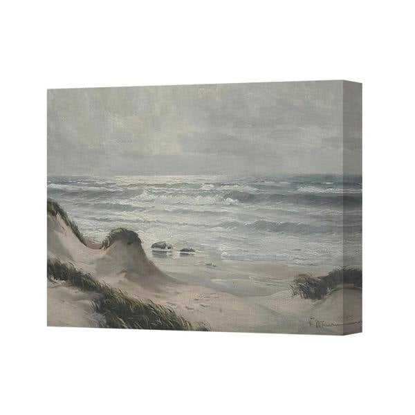 Benjamin Tate Design Serene Beach Dunes Seascape Canvas Wall Art Print Artwork