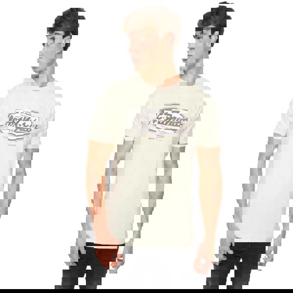 Crosshatch Mens Hellmere T-Shirt - Off White - 