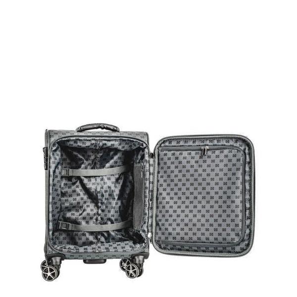 Snowball Lightweight Brown Cabin Suitcase Luggage Travel Bag