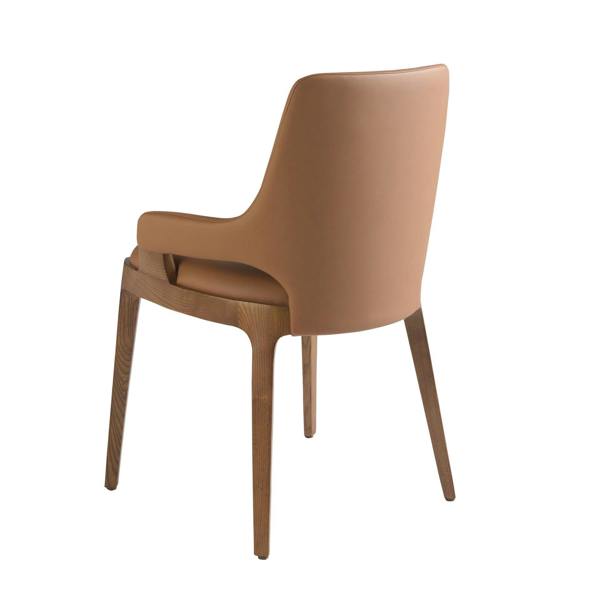 Angel Cerdá Brown Leatherette Chair 4136