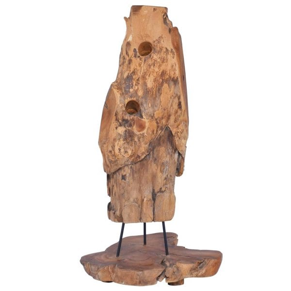 Berkfield Wine Rack for 8 Bottles 40x30x80 cm Solid Teak Wood