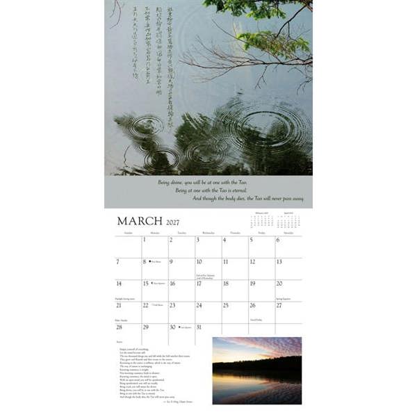 Religion Tao Calendar 2027, Wall Calendars, Month To View, Lifestyle, Gift