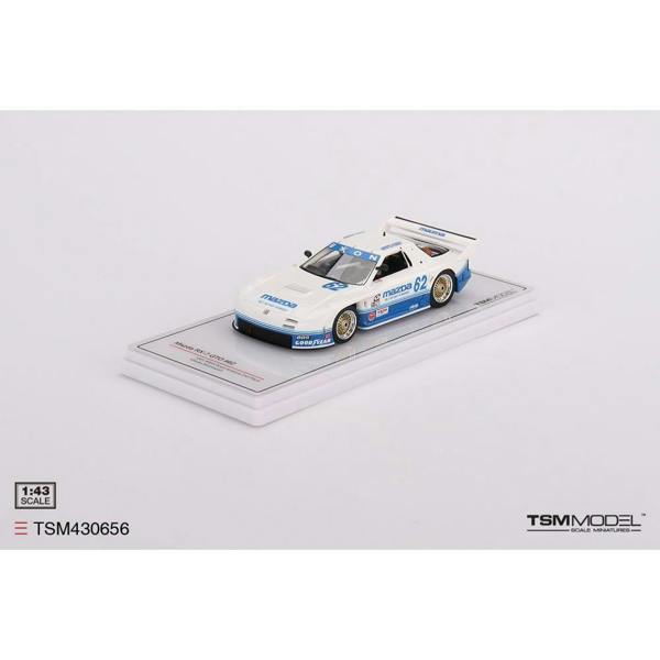 MCSlots Mazda RX-7 GTO #62 Mazda Motorsports 1991 IMSA Road America 2nd Place 1:43 Scale TSM430656