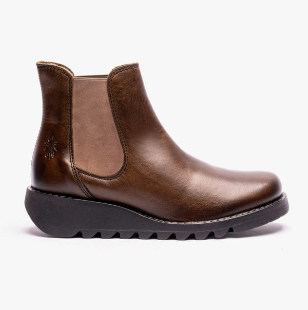 Fly London SALV Womens Ankle Boots Olive