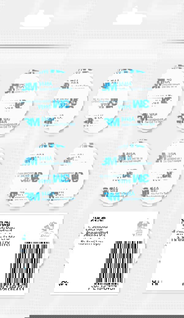 St Helens Double-Sided Round Adhesive Mounting Pads Round Grey 30.5 x 0 x 3cm