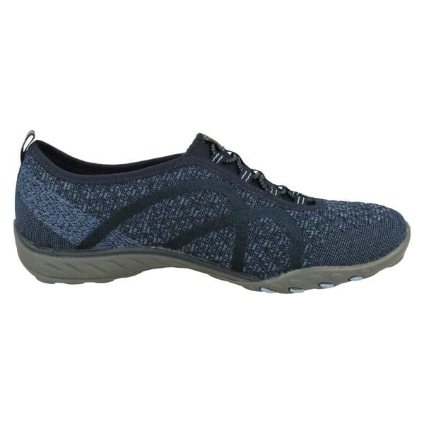 Skechers Ladies Relaxed Fit From Skechers Wide Fitting Trainers Fortuneknit 23028