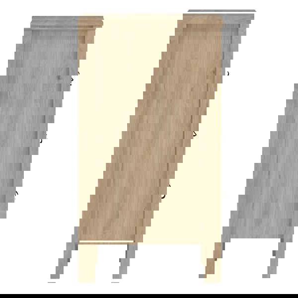 Furniture To Go Barcelona Bedside Table 3 Drawers in Jackson Hickory Oak