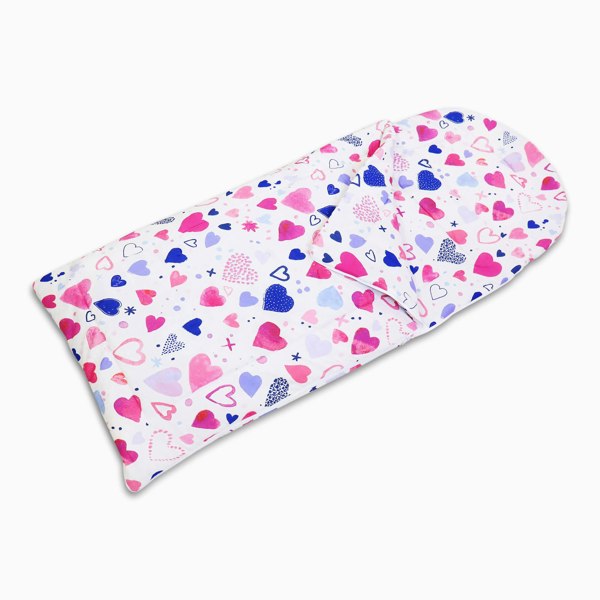 Hearts Sleeping Bag - Happy Linen Company