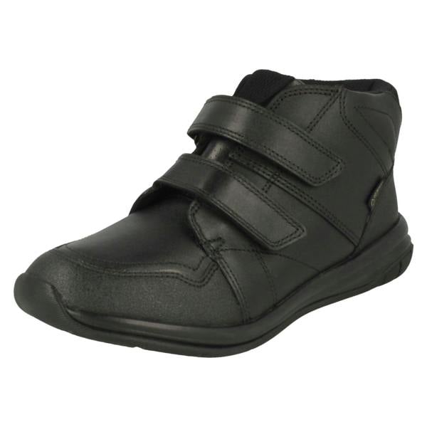 Clarks Boys Clarks Sports Inspired High Rise School Shoes Hula Spin GTX
