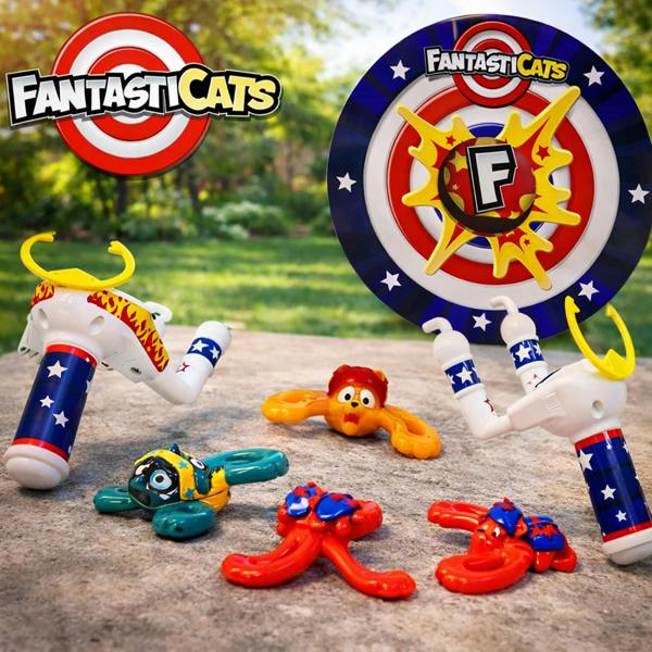 Dragodirect Super Duel Shooting Target Game Set with Launchers & Scoreboard