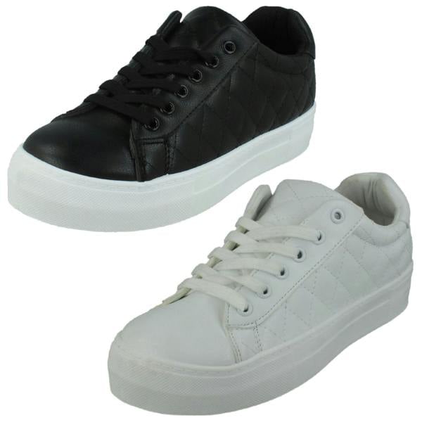 Spot On Ladies Spot On Wide Fit Trainers F7204