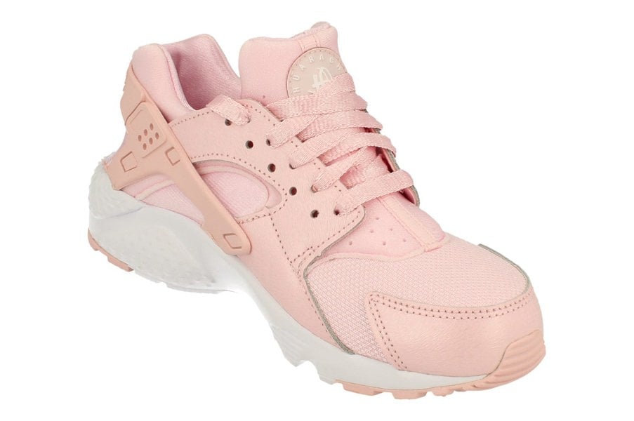 Nike Huarache Run Se GS Trainers 904538 600 - Prism Pink White 600 - Photo 3