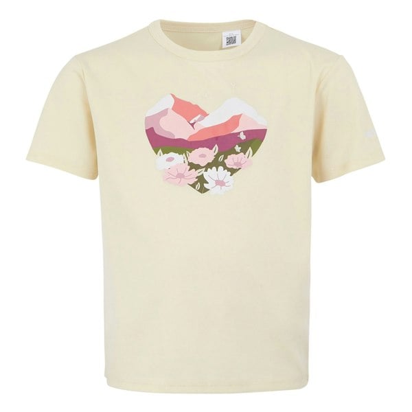 Regatta Kids Alvarado IX Flowers T-Shirt - Light Vanilla