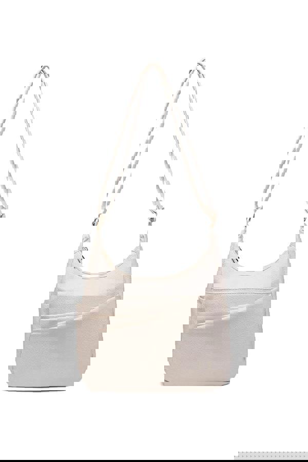 Pluspup Shoulder Bag with Multiple Compartments and Zipper Closure