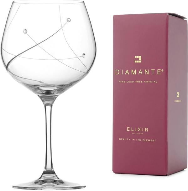 Angelina Gin Glass Adorned with Swarovski® Crystals - Single Glass