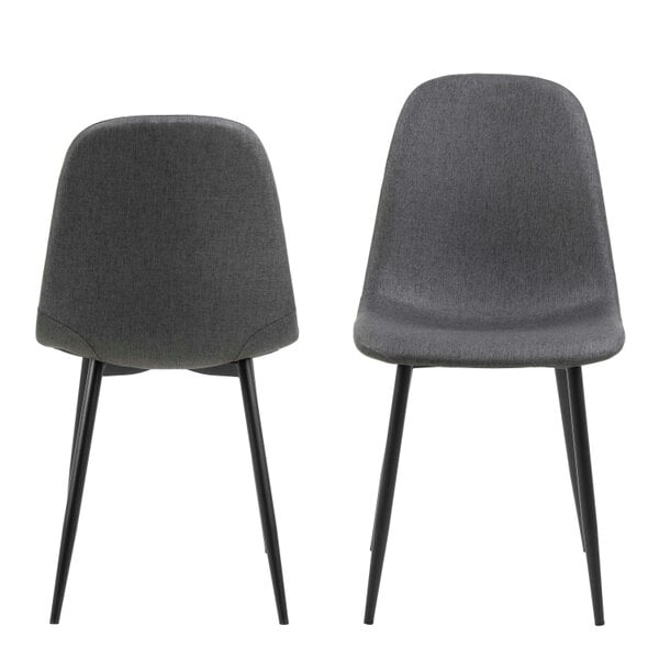 Wyld Haus Set of 4 Tipsyfern Light Grey Upholstered  Dining Chair