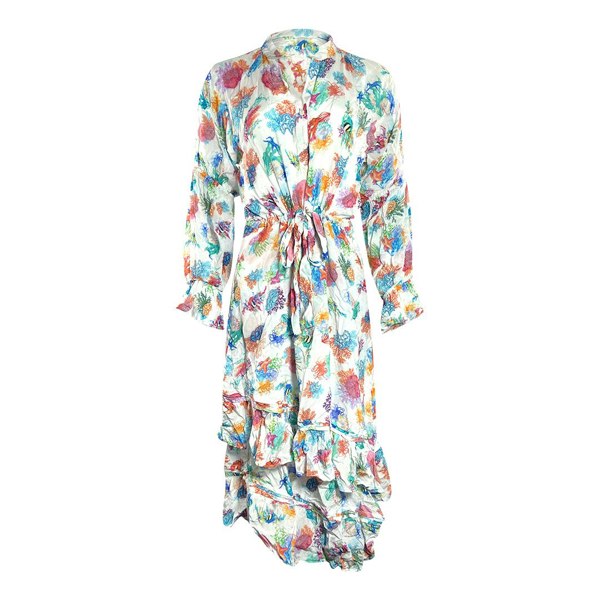 Inoa Fashion Bonaire Reef 1202116 Uneven Hem Dress Womens