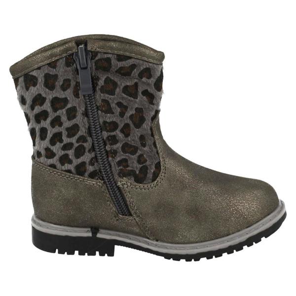 Spot On Infant Girls Spot On Zipped Cowboy Style Printed Boots