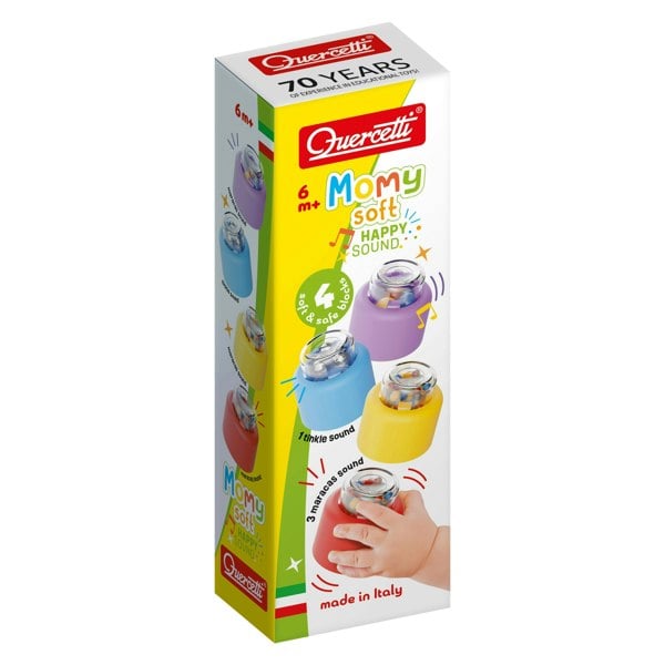 Quercetti Momy Soft Happy Sounds - 4 Pieces