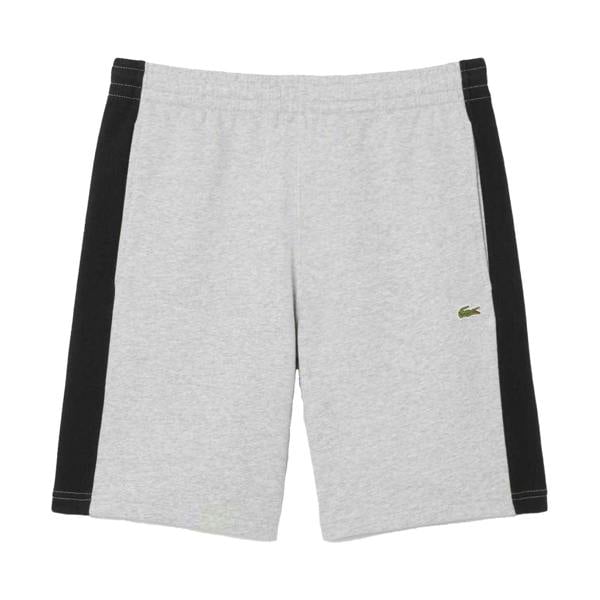 Lacoste Mens Fleece Colour Block Shorts - Grey - 