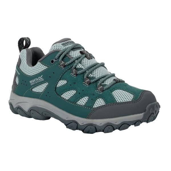 Regatta Womens/Ladies Edgepoint IV Low Walking Shoes - Spruce Green/Green Haze - 