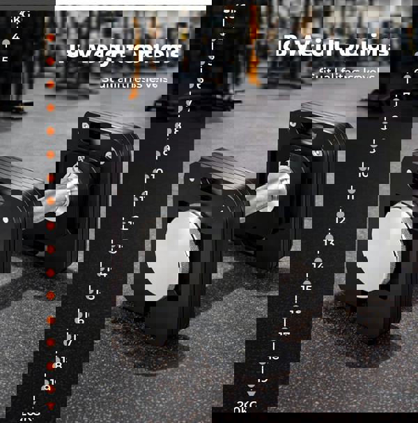 Centra Adjustable Dumbbell Set 4-20KG Auto Lock Home Gym Weight Training Fitness