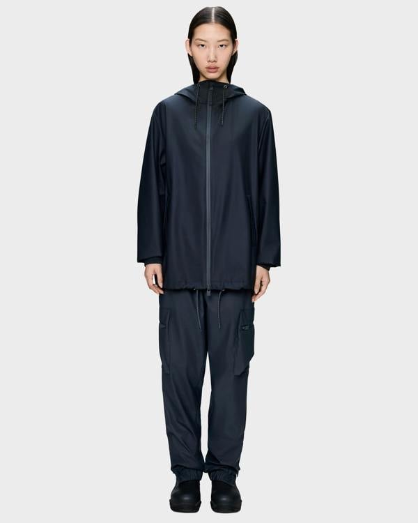 Rains Storm Breaker Unisex Jacket - 47 Navy | CHO | Designer Unisex Rain Coats