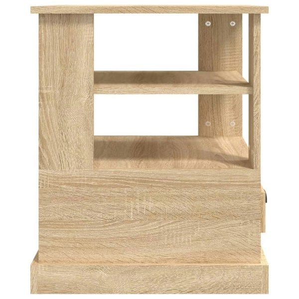 Berkfield Side Table Sonoma Oak 50x50x60 cm Engineered Wood