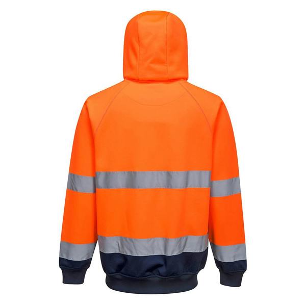 Hi-Vis Contrast Hoodie Portwest