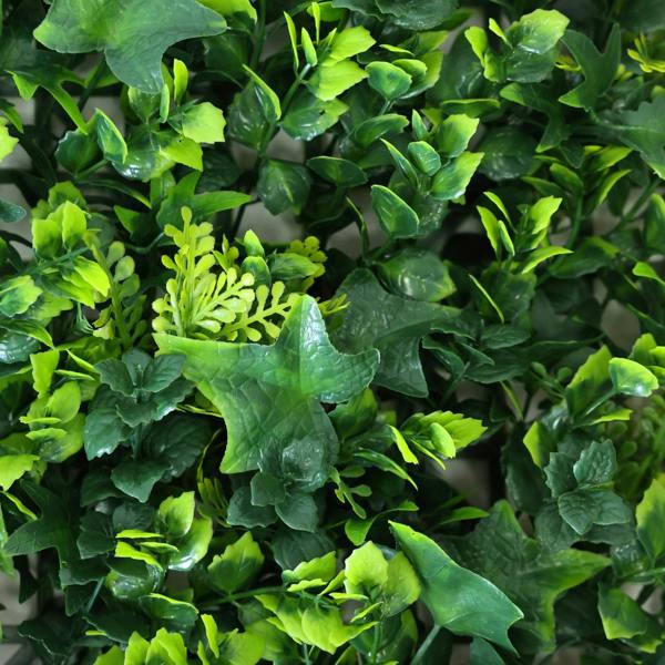 Premium Artificial Green Wall Panel 50cm x 50cm - Ivy - Evergreenery