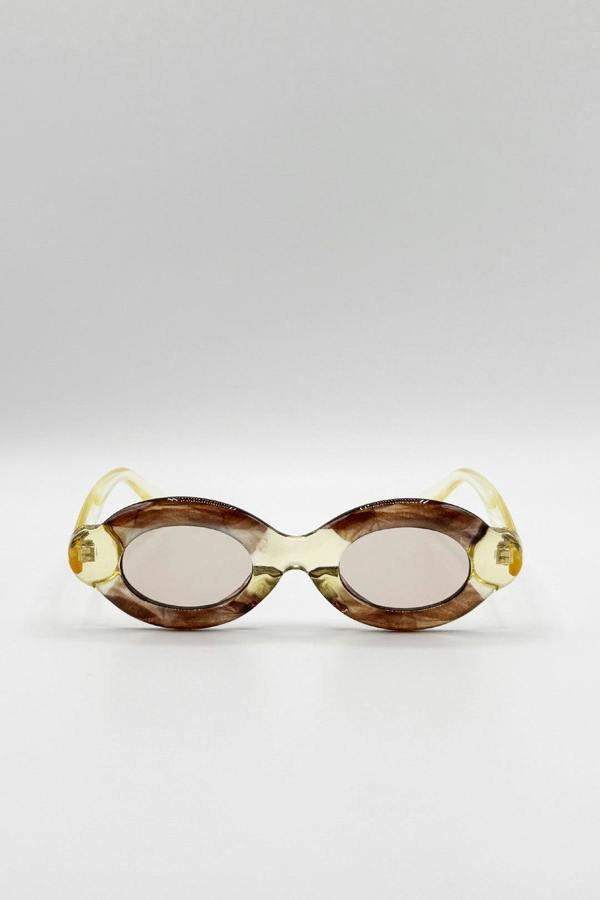 SVNX Bold Oval Sunglasses
