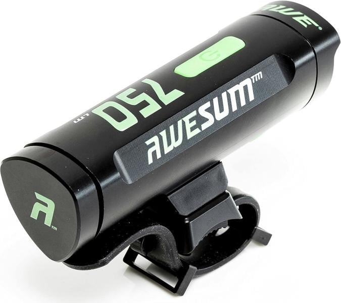 Awe Bright 750 Lumens USB Rechargeable Bike Front Light