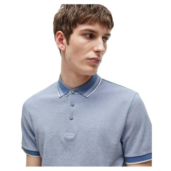 Boss Mens Polo Shirt - Blue - 