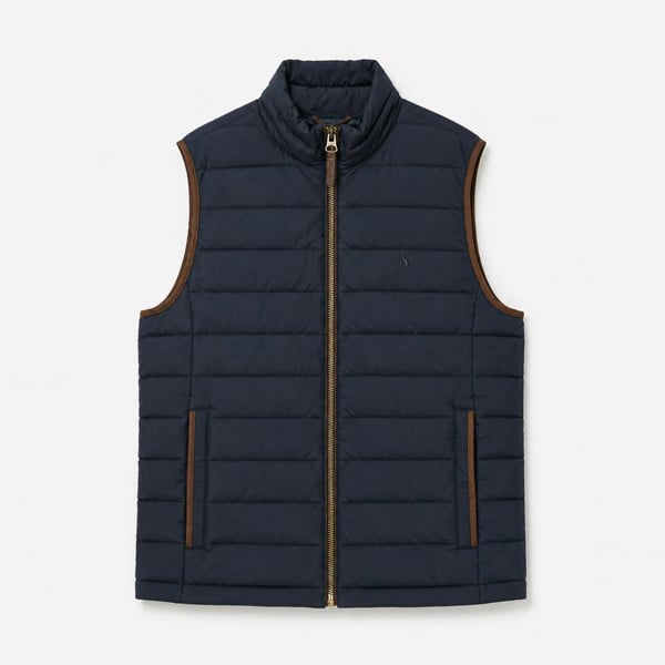 Joules HERITAGE PADDED Gilet   in  Navy