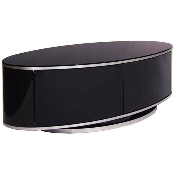 MDA Designs Luna Beam Thru Remote Friendly up to 50" LED/LCD/Plasma Gloss Black Luxury TV Cabinet Stand