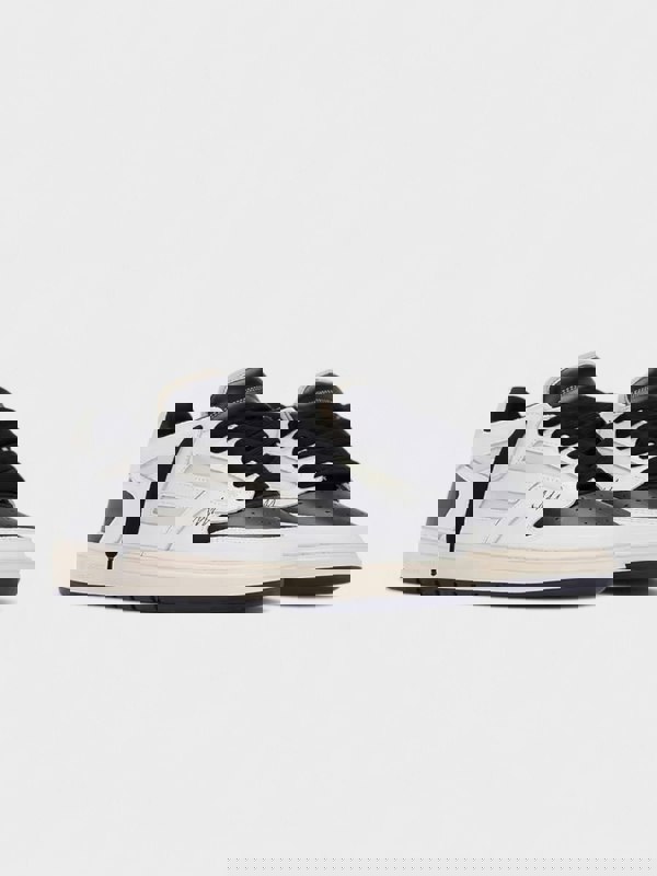 Represent Reptor Low Leather Sneakers White Black - Supplied FashionRepresent