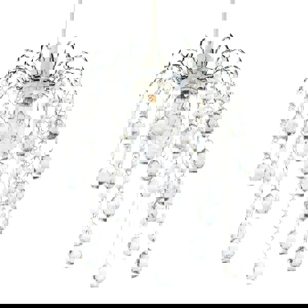 Chic Waterfall Pendant Light Shade with Clear Acrylic Balls and Beads Image 5