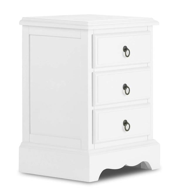Statement Furniture Romance 3 Drawer Bedside Table. French Style Nightstand